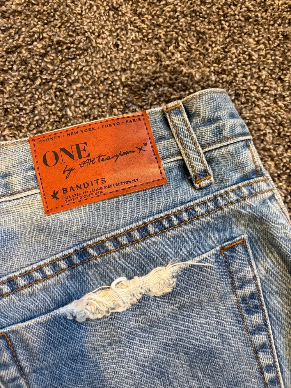 One Teaspoon Bandits Denim Shorts